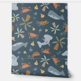 Farbiges Küstenmeer Kids-Tapete Tapete