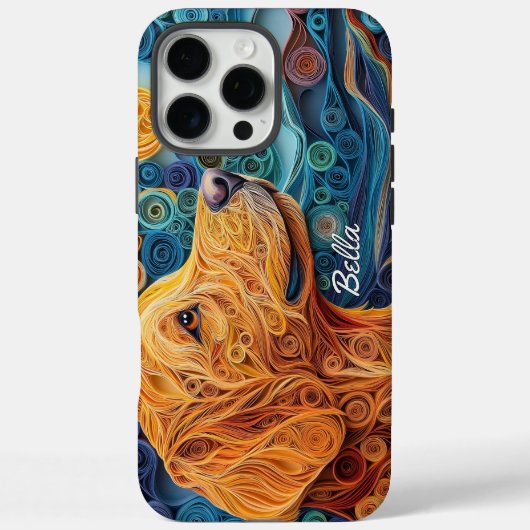 Farbiges Labrador Retriever Portrait Case-Mate iPhone Hülle (Rückseite)