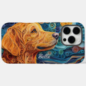 Farbiges Labrador Retriever Portrait Case-Mate iPhone Hülle (Rückseite (Horizontal))