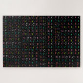 Farbiges Lächeln Puzzle (Horizontal)