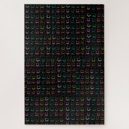 Farbiges Lächeln Puzzle