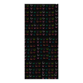 Farbiges Lächeln Werbekarte