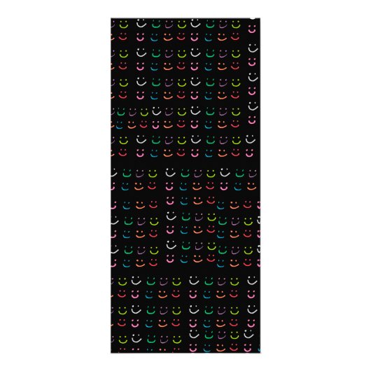 Farbiges Lächeln Werbekarte (Vorne)