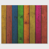 Farbiges lackiertes Holz Geschenkpapier (Flach)