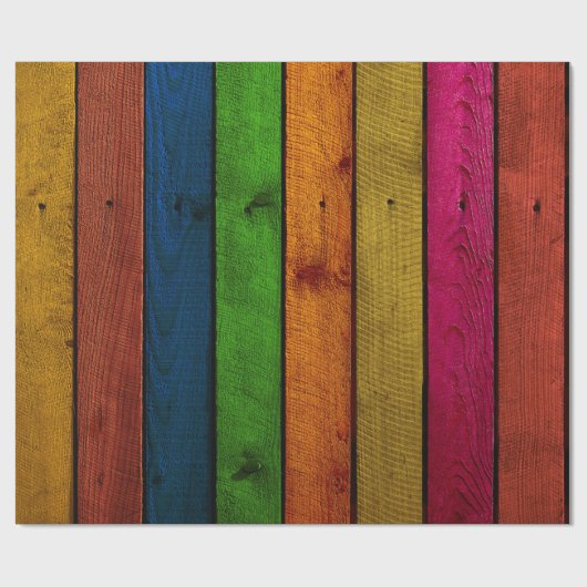 Farbiges lackiertes Holz Geschenkpapier (Flach)