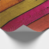 Farbiges lackiertes Holz Geschenkpapier (Ecke)