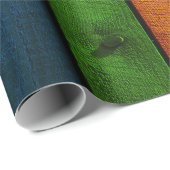 Farbiges lackiertes Holz Geschenkpapier (Rolleneckpunkt)