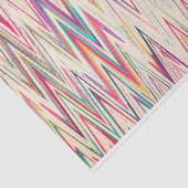 Farbiges, lackiertes Tissue of Sine Waves Seidenpapier (Ausschnitt)