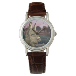 farbiges landschaftlich lebensechtes Bild des nied Armbanduhr