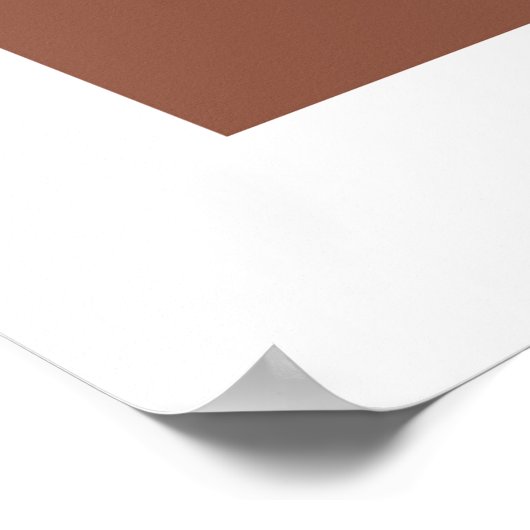 Farbiges Landschaftsposter Poster (Ecke)