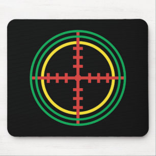 Farbiges LaserTarget Mousepad