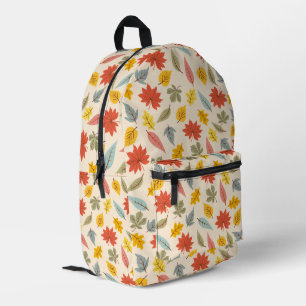 Farbiges Leaf Fall Pattern Bedruckter Rucksack