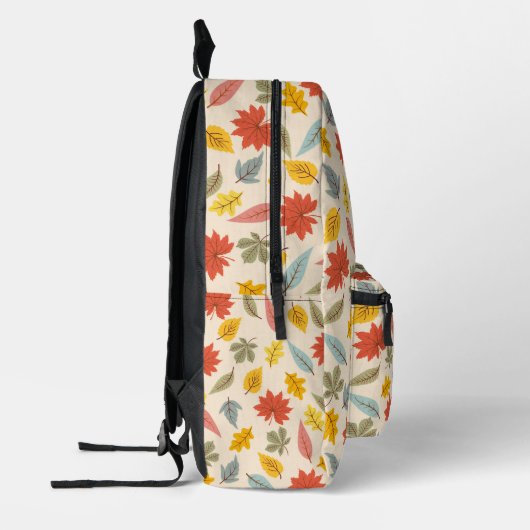 Farbiges Leaf Fall Pattern Bedruckter Rucksack (Links)