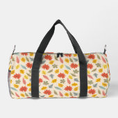 Farbiges Leaf Fall Pattern Duffle Bag (Rückseite)