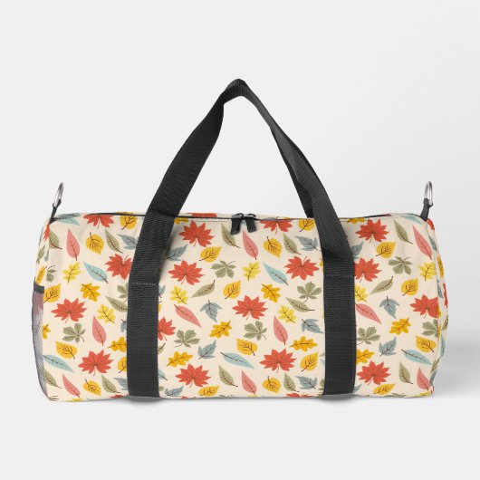Farbiges Leaf Fall Pattern Duffle Bag (Rückseite)