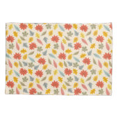 Farbiges Leaf Fall Pattern Kissenbezug (Rückseite)