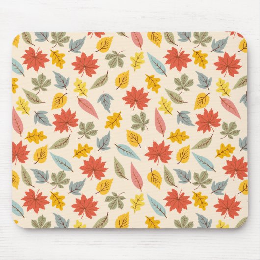 Farbiges Leaf Fall Pattern Mousepad (Vorne)