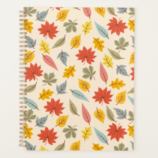 Farbiges Leaf Fall Pattern Planer (Vorderseite)
