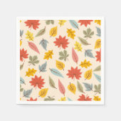 Farbiges Leaf Fall Pattern Serviette (Vorderseite)
