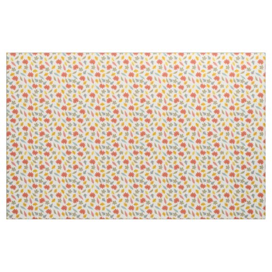 Farbiges Leaf Fall Pattern Stoff (Fat Quarter (45,7 x 55,9 cm))