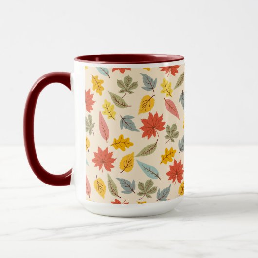 Farbiges Leaf Fall Pattern Tasse (Links)