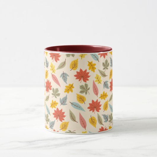 Farbiges Leaf Fall Pattern Tasse (Zentrum)