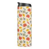 Farbiges Leaf Fall Pattern Thermosbecher (Nach rechts gedreht)