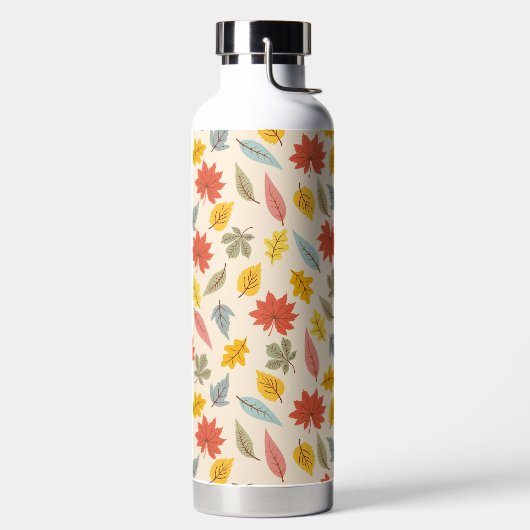 Farbiges Leaf Fall Pattern Trinkflasche (links)