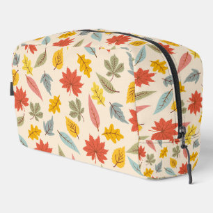 Farbiges Leaf Fall Pattern Waschbeutel