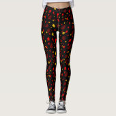 farbiges Leaf Leggings (Vorderseite)