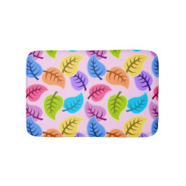 Farbiges Leaf-Muster Badematte