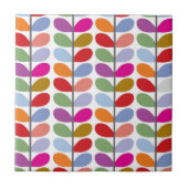 Farbiges Leaf-Muster Fliese (Vorderseite)
