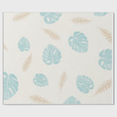 Farbiges Leaf-Muster Geschenkpapier (Flach)