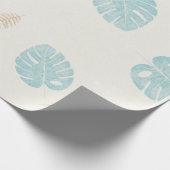 Farbiges Leaf-Muster Geschenkpapier (Ecke)