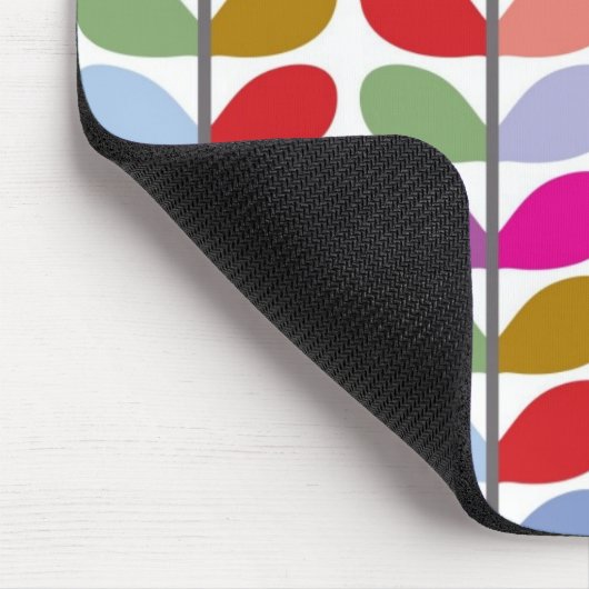 Farbiges Leaf-Muster Mousepad (Ecke)