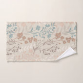 Farbiges Leaf- und Blume-Muster in nahtlosem Desig Badhandtuch Set (Handtuch)