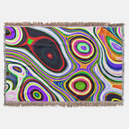 Farbiges, lebhaftes Abstraktionsmuster Decke