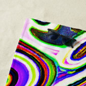 Farbiges, lebhaftes Abstraktionsmuster Strandtuch (Beispiel)