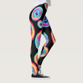 Farbiges, lebhaftes Muster Leggings (Rechts)