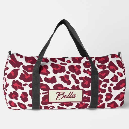 Farbiges Leopard-Muster Duffle Bag (Vorderseite)