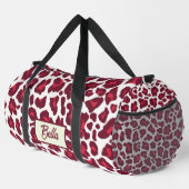 Farbiges Leopard-Muster Duffle Bag (Rechte Ecke)