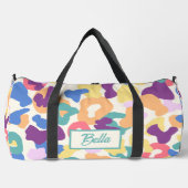 Farbiges Leopard-Muster Duffle Bag (Vorderseite)