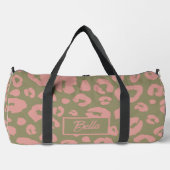 Farbiges Leopard-Muster Duffle Bag (Vorderseite)