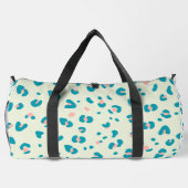 Farbiges Leopard-Muster Duffle Bag (Rückseite)