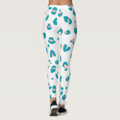 Farbiges Leopard-Muster Leggings (Rückseite)