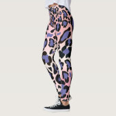 Farbiges Leopard-Muster Leggings (Links)