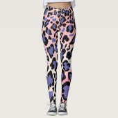 Farbiges Leopard-Muster Leggings (Vorderseite)