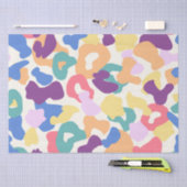 Farbiges Leopard-Muster Seidenpapier (Handwerk)