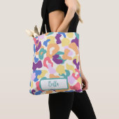 Farbiges Leopard-Muster Tasche (Von Nahem)