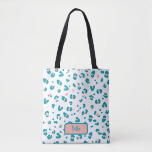 Farbiges Leopard-Muster Tasche
